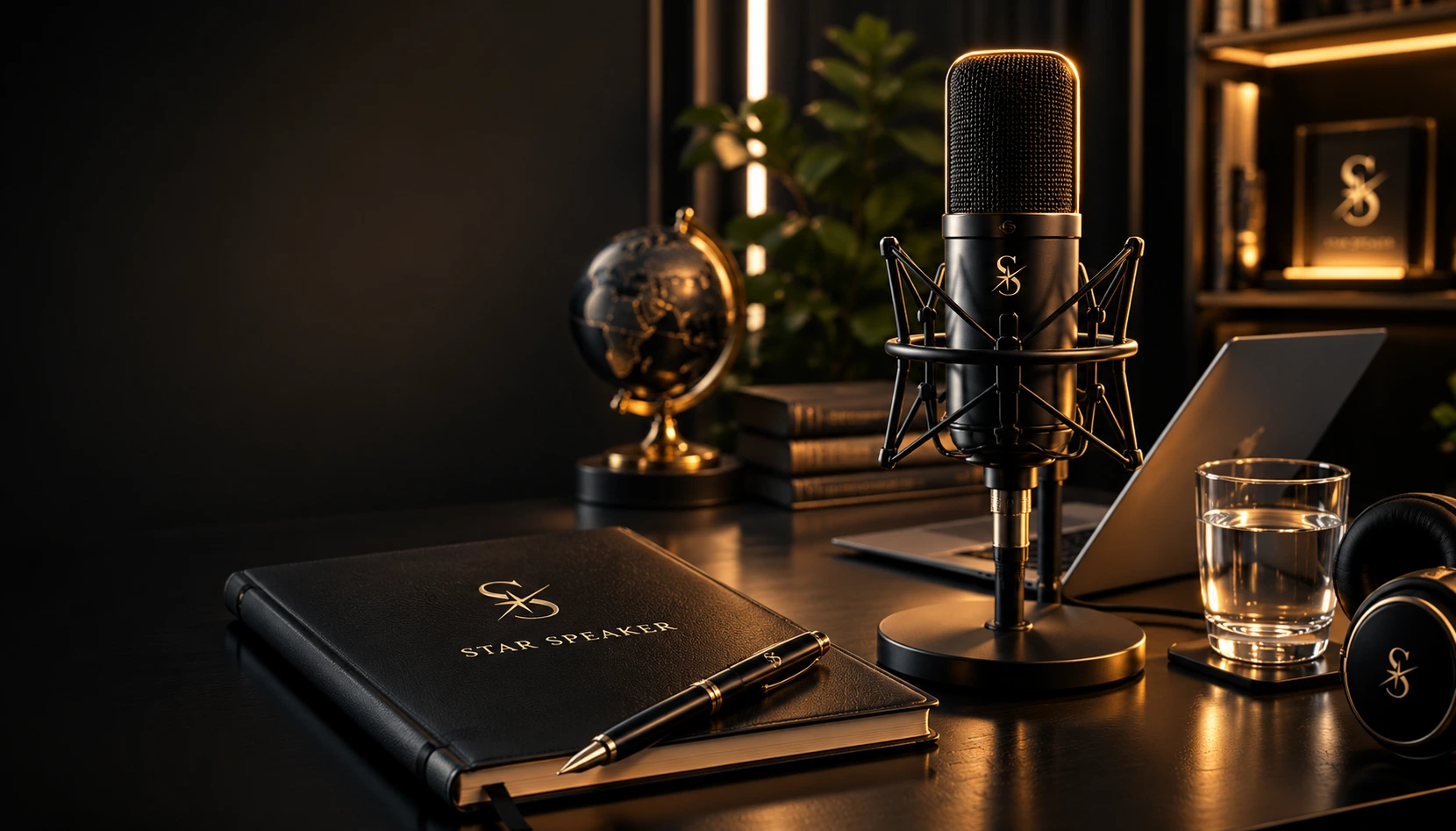 Premium Star Speaker speaking training desk